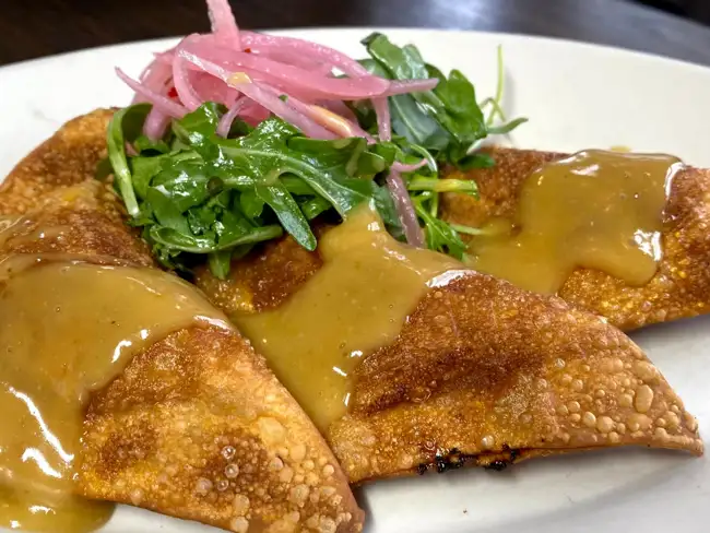 Ginger Pork Fried Dumplings