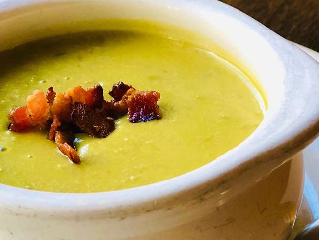 Applewood Smoked Bacon & Pea Soup
